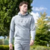 Men's Niall Overhead Fleece Hoodie Grey
