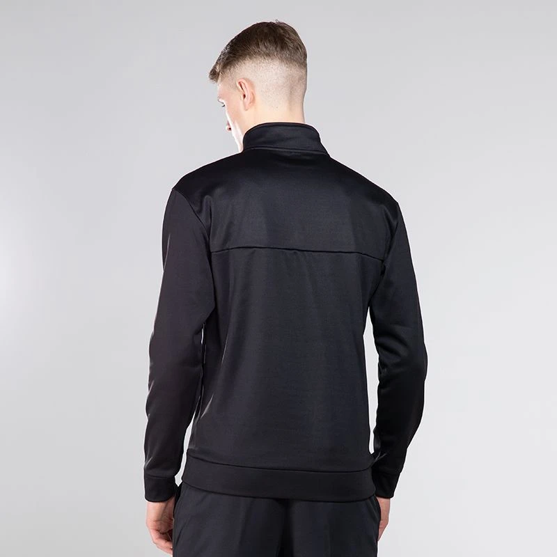 Men's Zack Half Zip Top Black / Silver 2 Men's Zack Half Zip Top Black / Silver - Image 2