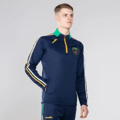 Men's Ohio Éire Hybrid Half Zip Top Marine / Green / Amber