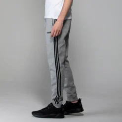 Men's Trigger Fleece Skinny Tracksuit Bottoms Grey