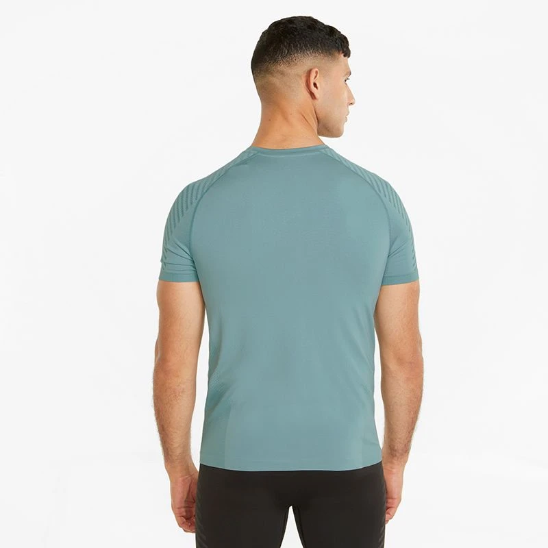 Puma Men's Formknit Seamless Training T-Shirt Mineral Blue 2 Puma Men's Formknit Seamless Training T-Shirt Mineral Blue - Image 2