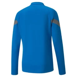 Puma Men's TeamFINAL Training Quarter Zip Top Electric Blue Lemonade / Smoked Pearl / Silver -Canterbury Shop 657375 02 bv