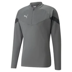 Puma Men's Training 1/4 Zip Top Smoked Pearl / Black / Silver