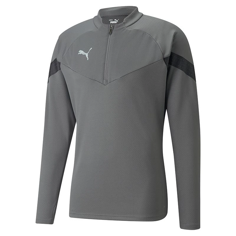 Puma Men's Training 1/4 Zip Top Smoked Pearl / Black / Silver 1 Puma Men's Training 1/4 Zip Top Smoked Pearl / Black / Silver