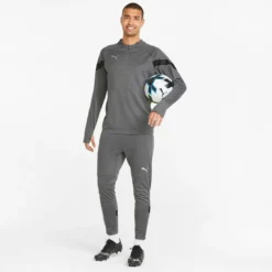 Puma Men's Training 1/4 Zip Top Smoked Pearl / Black / Silver 10 Puma Men's Training 1/4 Zip Top Smoked Pearl / Black / Silver -Canterbury Shop 657375 13 mod03