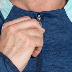 Men's Defender Brushed Half Zip Top Marine / Green / Marine -Canterbury Shop am3a0049 1