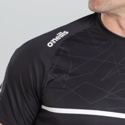 Men's Dolmen T-Shirt Black / White -Canterbury Shop am3a0053