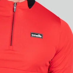 Men's Cody Half Zip Midlayer Top Red / Black / Grey -Canterbury Shop am3a0095 1