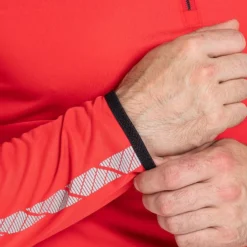 Men's Cody Half Zip Midlayer Top Red / Black / Grey -Canterbury Shop am3a0097 1