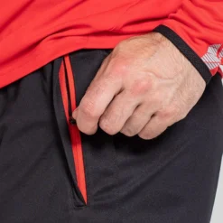 Men's Cody Training Shorts Black / Red / Grey -Canterbury Shop am3a0100 1