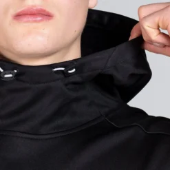 Men's Zack Fleece Pullover Hoodie Black / Dark Grey / Silver -Canterbury Shop am3a0274