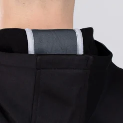 Men's Zack Fleece Pullover Hoodie Black / Dark Grey / Silver -Canterbury Shop am3a0276