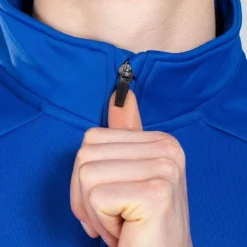 Men's Zack Half Zip Top Royal / Silver -Canterbury Shop am3a0296