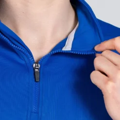 Men's Zack Half Zip Top Royal / Silver -Canterbury Shop am3a0297