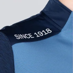 Men's Zack Brushed Half Zip Top Blue / Marine -Canterbury Shop am3a0328