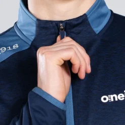 Men's Zack Brushed Half Zip Top Marine / Blue -Canterbury Shop am3a0336