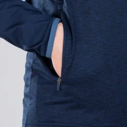 Men's Zack Brushed Half Zip Top Marine / Blue -Canterbury Shop am3a0337