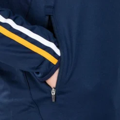 Men's Ohio Éire Brushed Half Zip Top Marine / Green / Amber -Canterbury Shop am3a0398