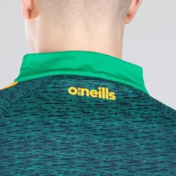 Men's Ohio Éire Brushed Half Zip Top Marine / Green / Amber -Canterbury Shop am3a0399