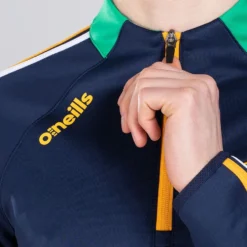 Men's Ohio Éire Hybrid Half Zip Top Marine / Green / Amber -Canterbury Shop am3a0404