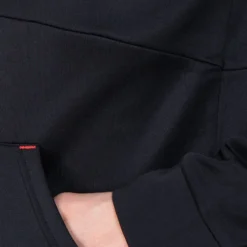 Men's Cody Hybrid Pullover Hoodie Black / Red / Grey -Canterbury Shop am3a0413