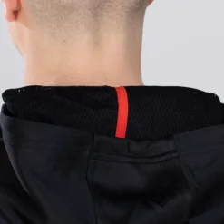 Men's Cody Hybrid Pullover Hoodie Black / Red / Grey -Canterbury Shop am3a0414