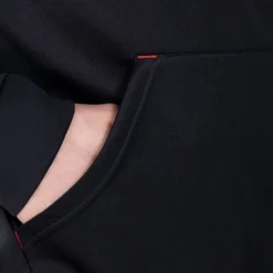 Men's Cody Hybrid Pullover Hoodie Grey / Black / Red -Canterbury Shop am3a0418