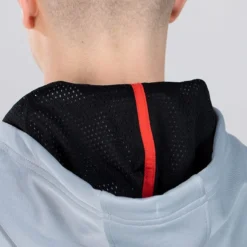 Men's Cody Hybrid Pullover Hoodie Grey / Black / Red -Canterbury Shop am3a0420