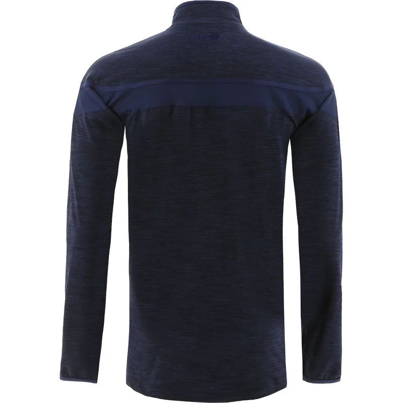 Men's Auckland Brushed Half Zip Top Marine 2 Men's Auckland Brushed Half Zip Top Marine - Image 2