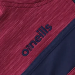 Men's Auckland Brushed Half Zip Top Maroon / Marine -Canterbury Shop auckland 122 hz brush top mel tl maroon marine 2s 3