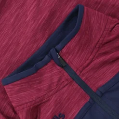 Men's Auckland Brushed Half Zip Top Maroon / Marine -Canterbury Shop auckland 122 hz brush top mel tl maroon marine 2s 5