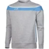 Men's Auckland Fleece Crew Neck Sweatshirt Grey / Sky / White