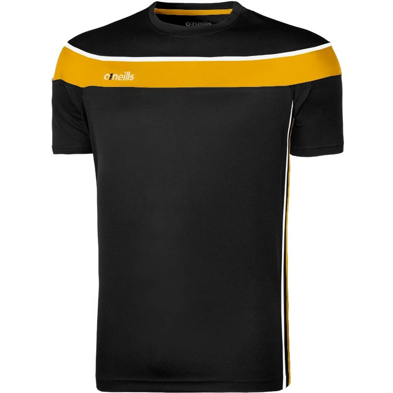 Men's Auckland T-Shirt Black / Amber / White 1 Men's Auckland T-Shirt Black / Amber / White
