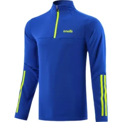 Men's Cathal Half Zip Midlayer Top Royal / Yellow