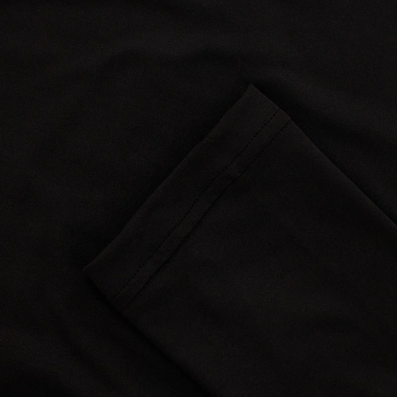 Men's Cathal Brushed Half Zip Top Black / Red 5 Men's Cathal Brushed Half Zip Top Black / Red - Image 5