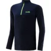Men's Cathal Brushed Half Zip Top Marine / Green