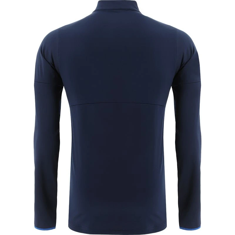 Men's Cody Brushed Half Zip Top Marine / Royal / Green 2 Men's Cody Brushed Half Zip Top Marine / Royal / Green - Image 2