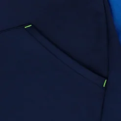 Men's Cody Hybrid Overhead Hoodie Royal / Marine / Green -Canterbury Shop cody 294 hybrid poly oh hoodie roy mar lime adult 6