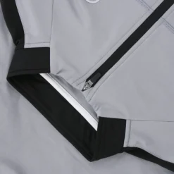 Men's Defender Brushed Half Zip Top Grey / Black / White -Canterbury Shop defe 184 0 gen gybkwh adlt p5