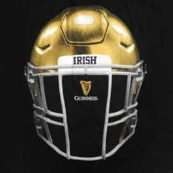 Guinness Men's Notre Dame Helmet T-Shirt Black -Canterbury Shop gnd1000 3