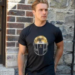 Guinness Men's Notre Dame Helmet T-Shirt Black -Canterbury Shop gnd1000 6