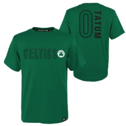 Men's Boston Celtics Tatum Name And Number T-Shirt Green -Canterbury Shop k2m1fdkc b37 celjt tatum celtics st