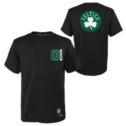 Men's Boston Celtics Tatum T-Shirt Black / White / Green -Canterbury Shop k2m1feyd 000 celjt jayson tatum celtics st