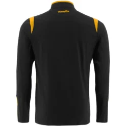 Men's Loxton Brushed Half Zip Top Black / Amber -Canterbury Shop loxton 122 hz br top blk amb 2