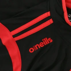 Men's Loxton Brushed Half Zip Top Black / Red -Canterbury Shop loxton 122 hz brush top blk red 4