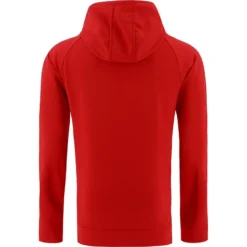 Men's Nathan Technical Fleece Overhead Hoodie Red / Silver -Canterbury Shop nath 012 0 gen rdsvxx adlt p2