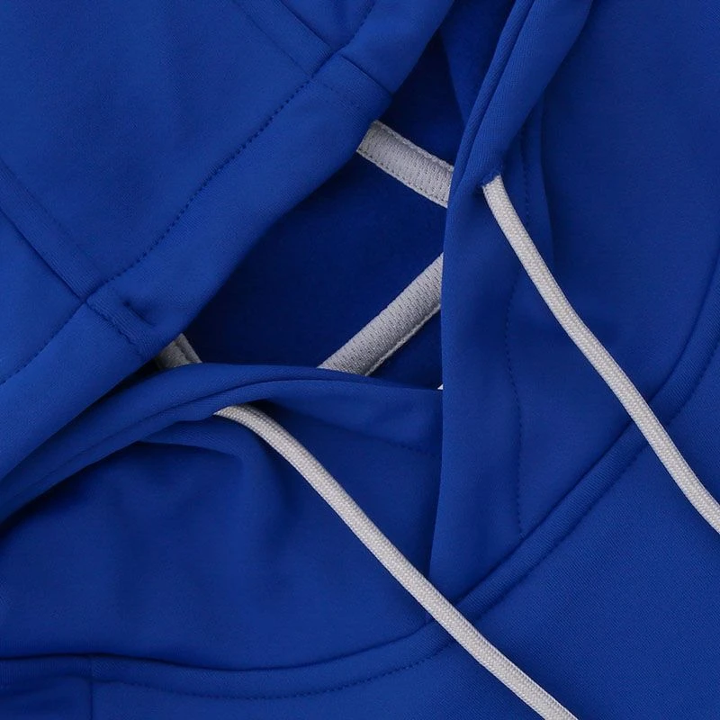 Men's Nathan Technical Fleece Overhead Hoodie Royal / Silver 4 Men's Nathan Technical Fleece Overhead Hoodie Royal / Silver - Image 4