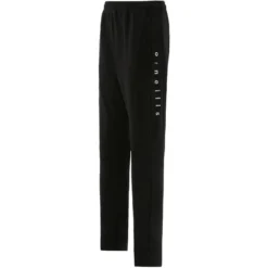 Men's Nathan Regular Technical Fleece Skinny Bottoms Black / Silver