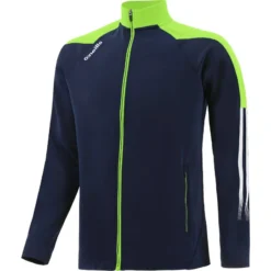Men's Nevada Hybrid Full Zip Top Marine / Green / White
