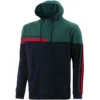 Men's Nevis Fleece Overhead Hoodie Marine / Bottle / Red